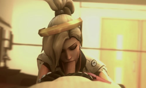 Mercy Sucks Strokes And Rides A Cock