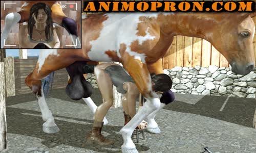 3d Animalchudai Video - Lara with Horse